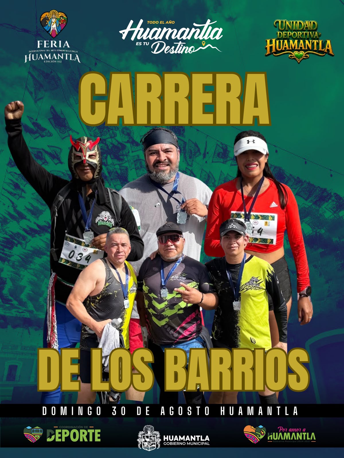 Carrera de los Barrios 2026 invita a correr por las tradiciones e historia de Huamantla